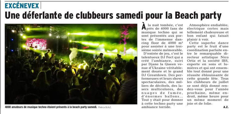 Le Dauphiné Libéré, juillet 2018 : XNV